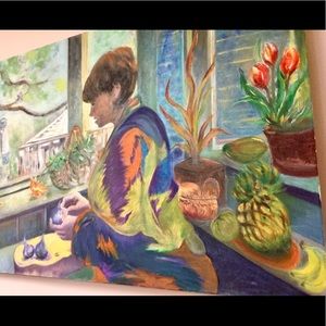 Kitchen Painting - Acrylic on Canvas - 36 x 24in